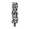 Bag strap leopard - zwart/ wit
