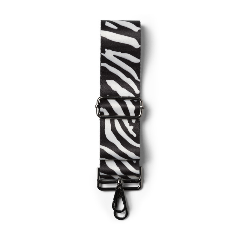 Bag strap zebra zwart/wit Xenos