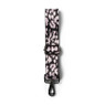 Bag strap leopard - zwart/roze
