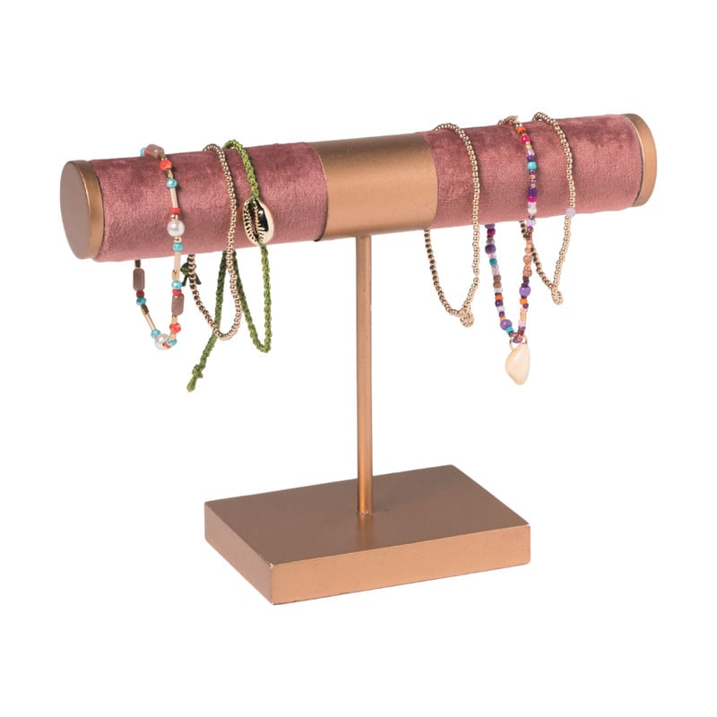 Sieradenrek - roze - 37x23x16 cm