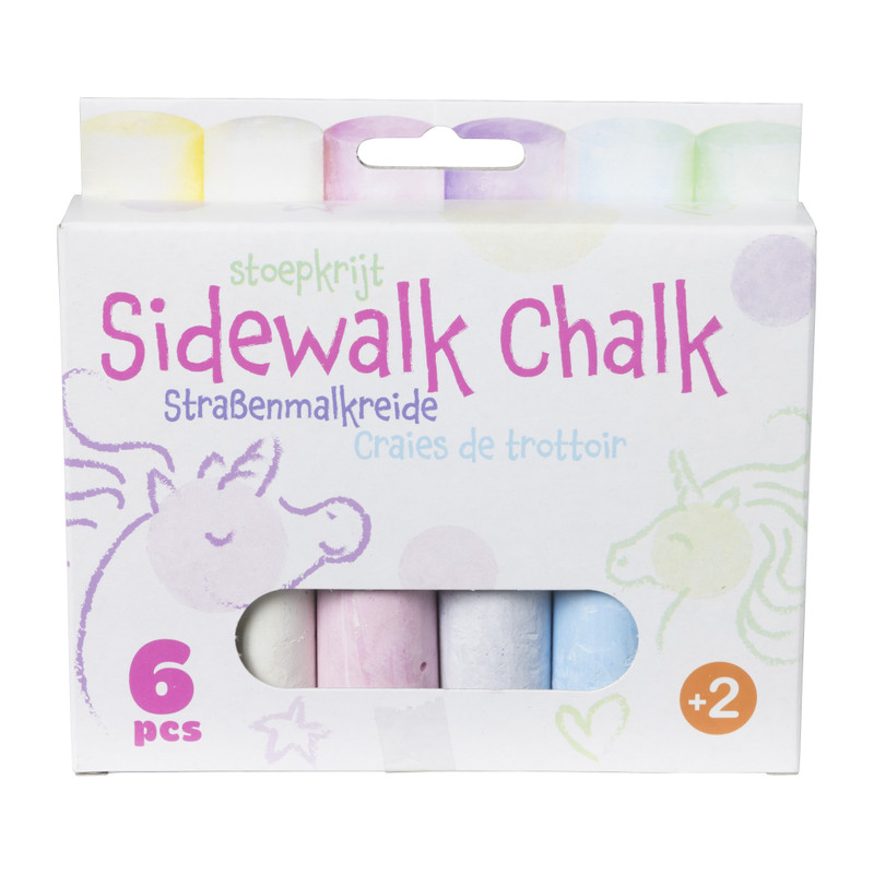 Stoepkrijt - set van 6