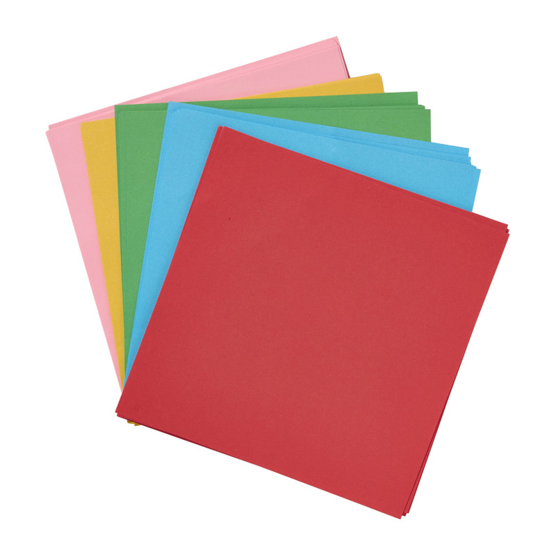 Vouwblaadjes - multikleur - set van 100
