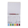 Waterverfkleurblok met penseel en waterverf - 20x20 cm - diverse varianten