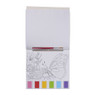 Waterverfkleurblok met penseel en waterverf - 20x20 cm - diverse varianten