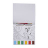 Waterverfkleurblok met penseel en waterverf - 20x20 cm - diverse varianten