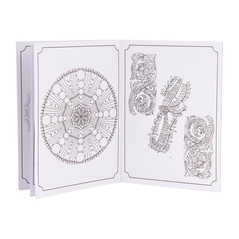 Kids kleurboek mandala - paars - 48 vellen