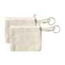Portemonnee - set van 2 - katoen - 11x8 cm