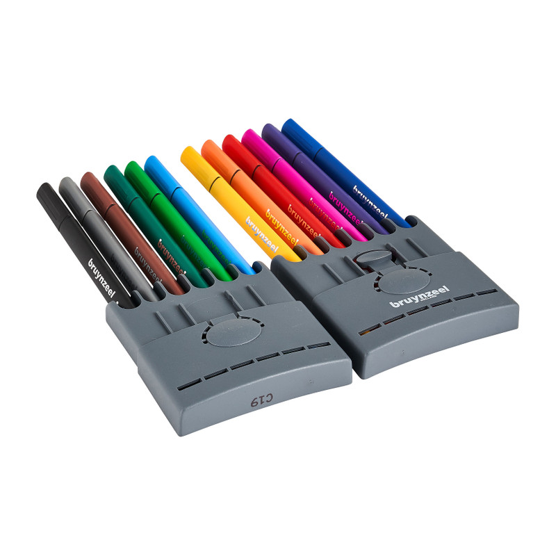 Bruynzeel fineliner etui - set van 12
