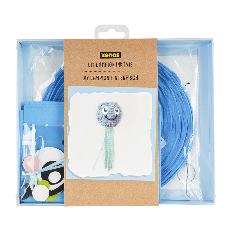 Diy lampion inktvis - 21x25x2 cm