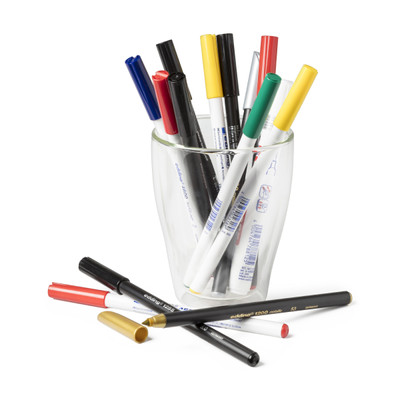 schoner Aanvulling dikte Edding porseleinstiften - set van 4 - zwart/geel/blauw/groen | Xenos