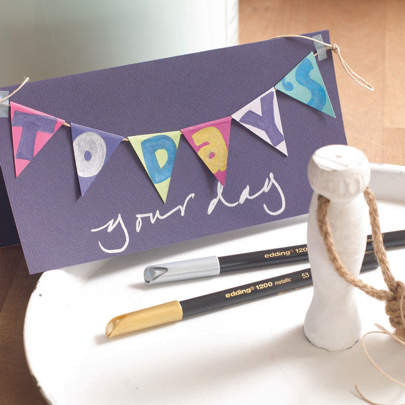 Edding 1200 metallic viltstiften - set van 2