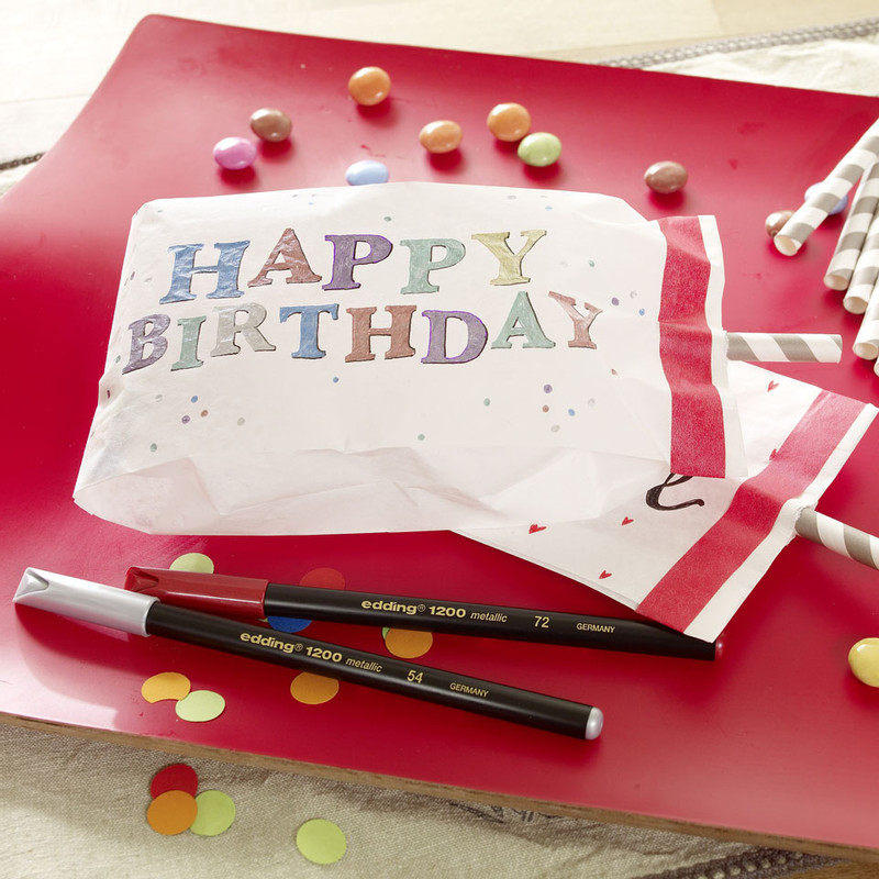 Edding 1200 metallic viltstiften - set van 2