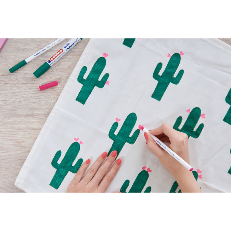 Edding 4600 textielmarkers - set van 5