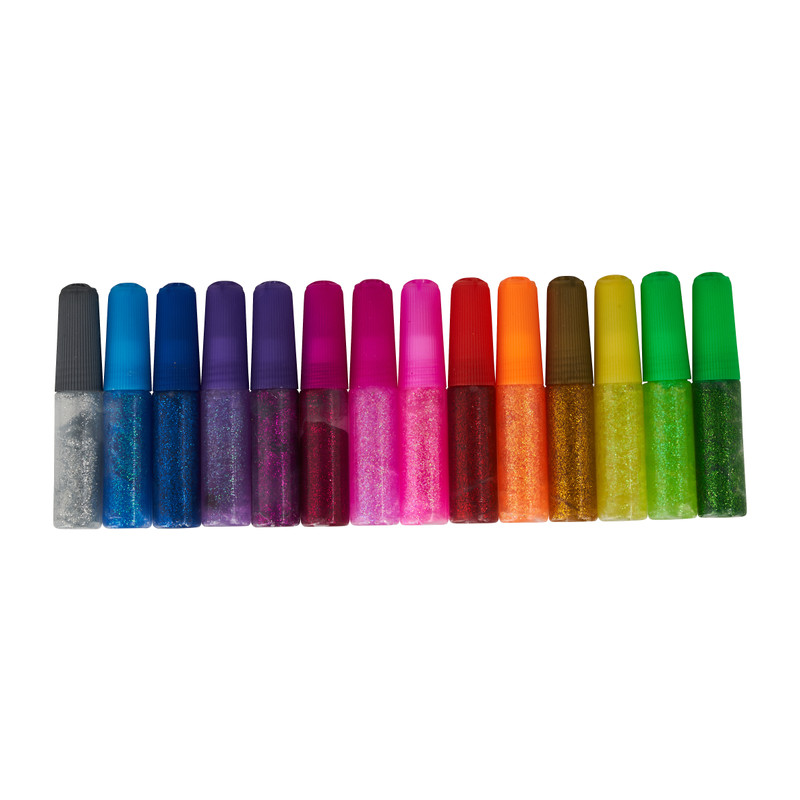 Glitterlijm - 14 kleuren