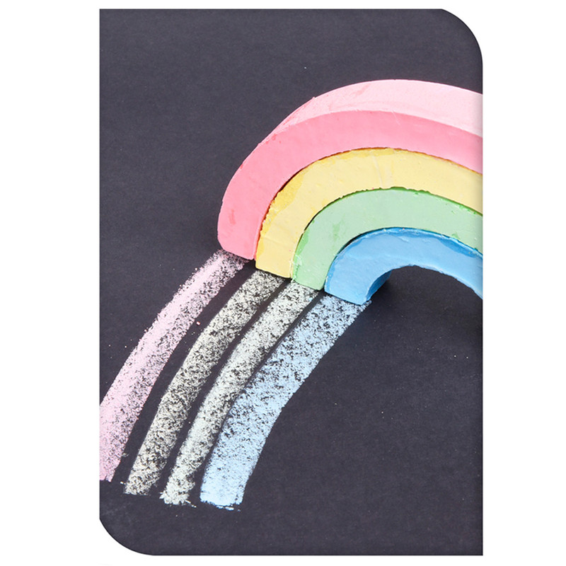 Stoepkrijt  regenboog - set van 4