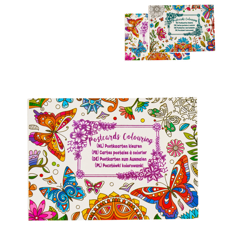 Postkaarten kleuren - 20 vellen