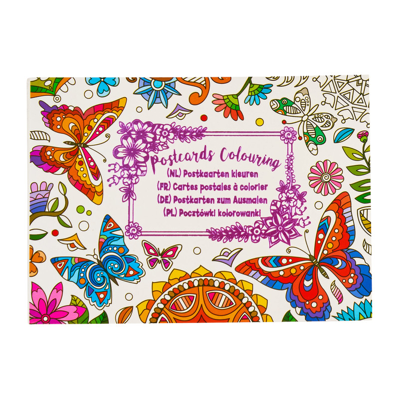 Postkaarten kleuren - 20 vellen