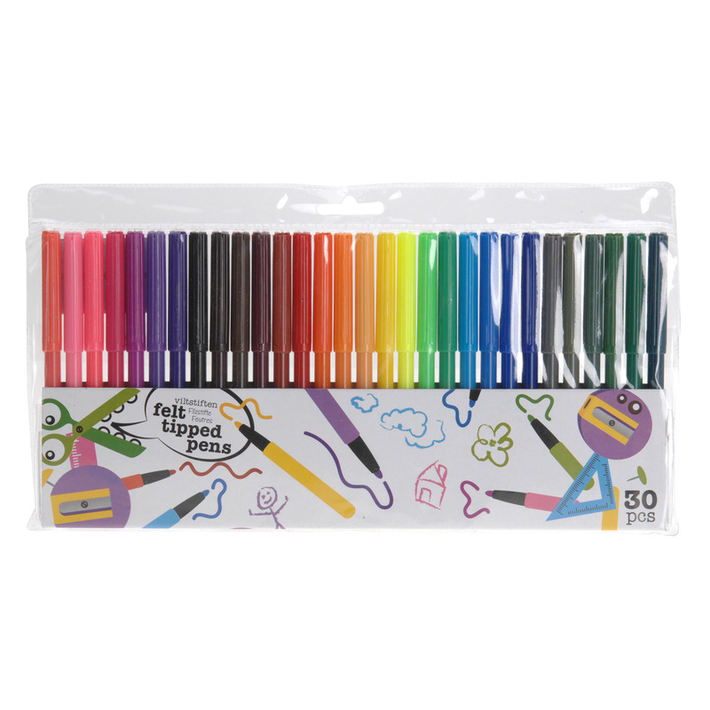 Viltstiften - set van 30