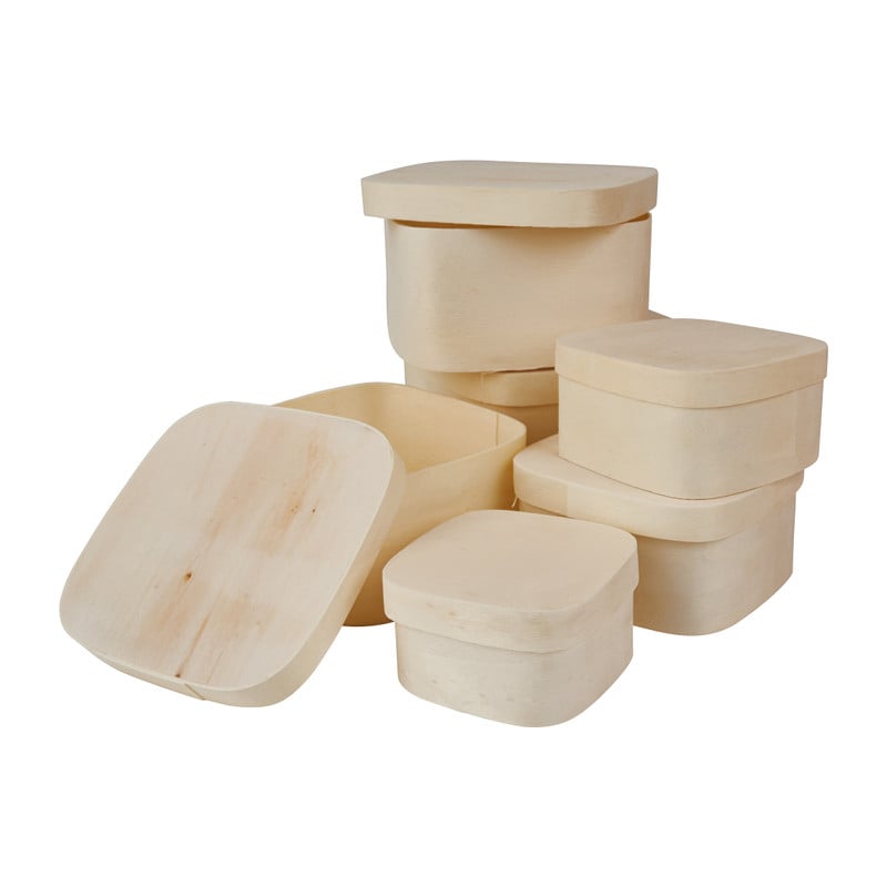 Doosje vierkant - 7.5x7.5x4.5 cm 