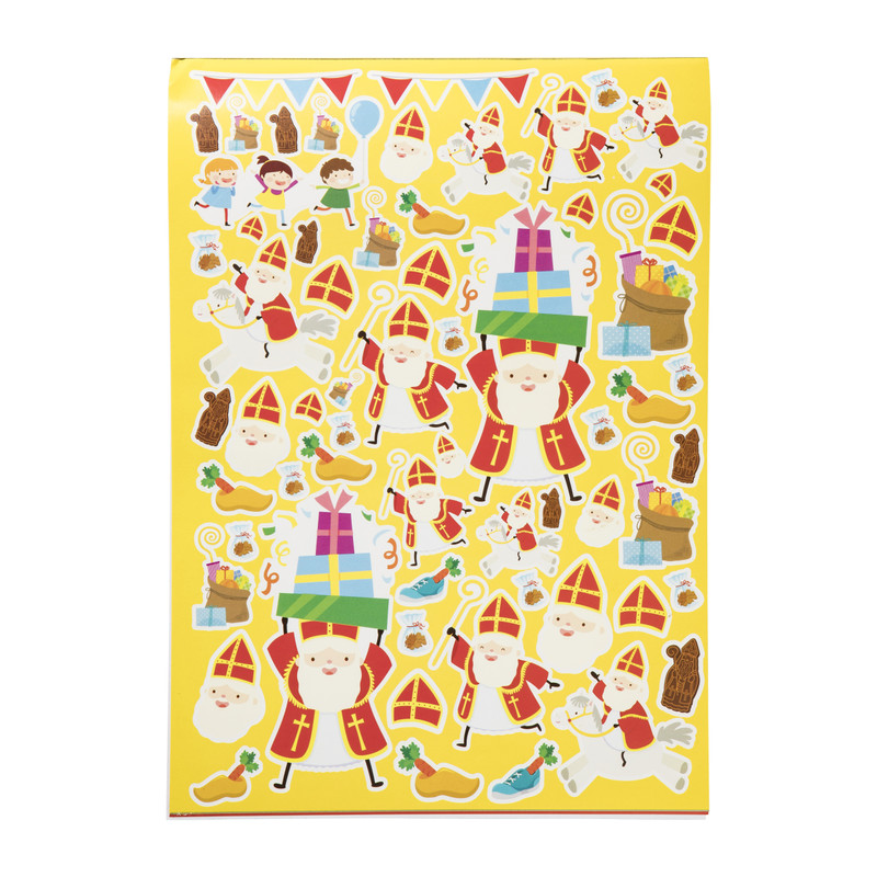 Sint stickerboek - 8 vellen