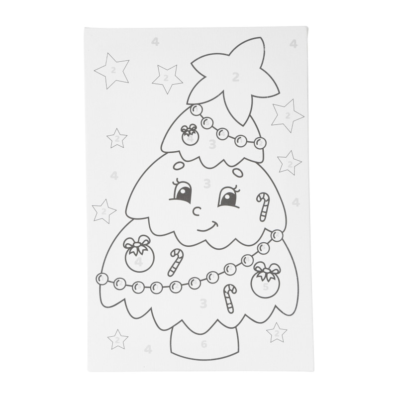 Kerst schilderset - schilderen op nummer - diverse varianten