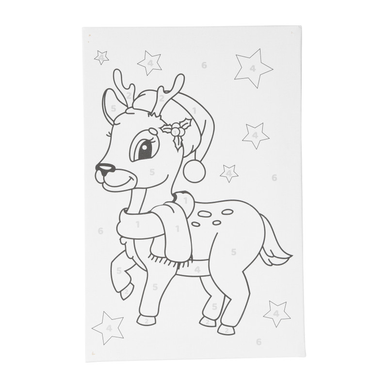 Kerst schilderset - schilderen op nummer - diverse varianten