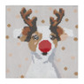 Diamond painting - kerst hond - 30x30 cm 