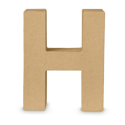 Kartonnen letter H