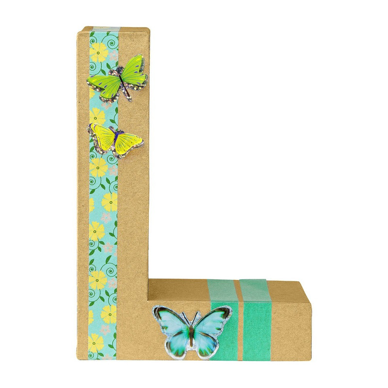 Kartonnen letter L