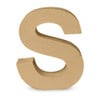 Kartonnen letter S