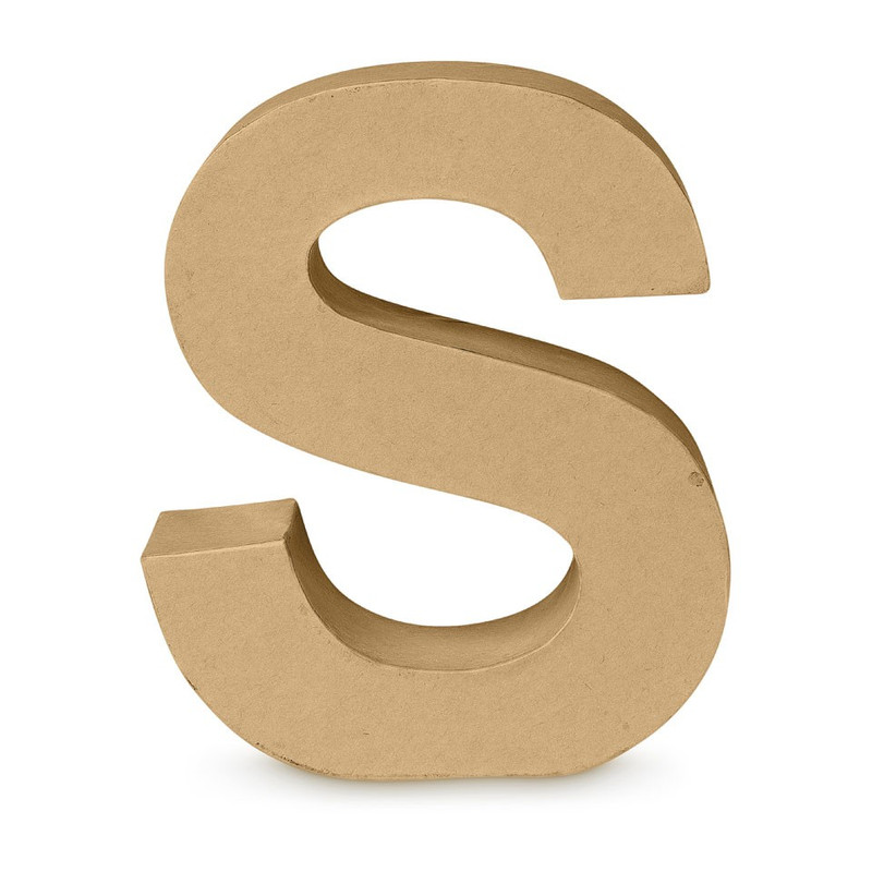 Kartonnen letter S