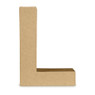 Kartonnen letter L