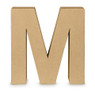 Kartonnen letter M