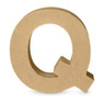 Kartonnen letter Q