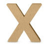 Kartonnen letter X