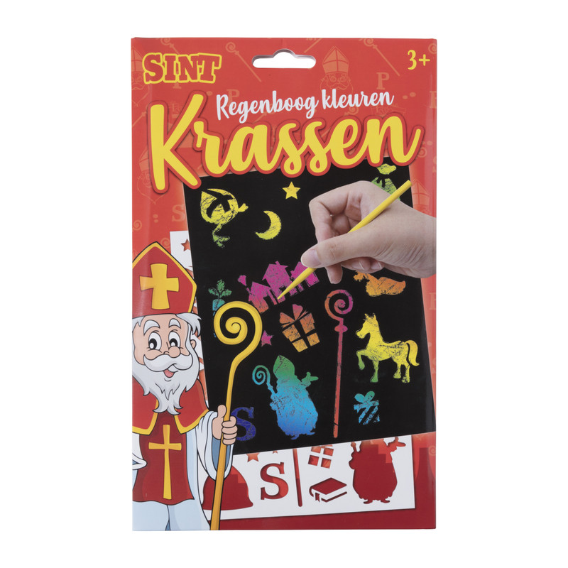 Sint kleurboek regenboog