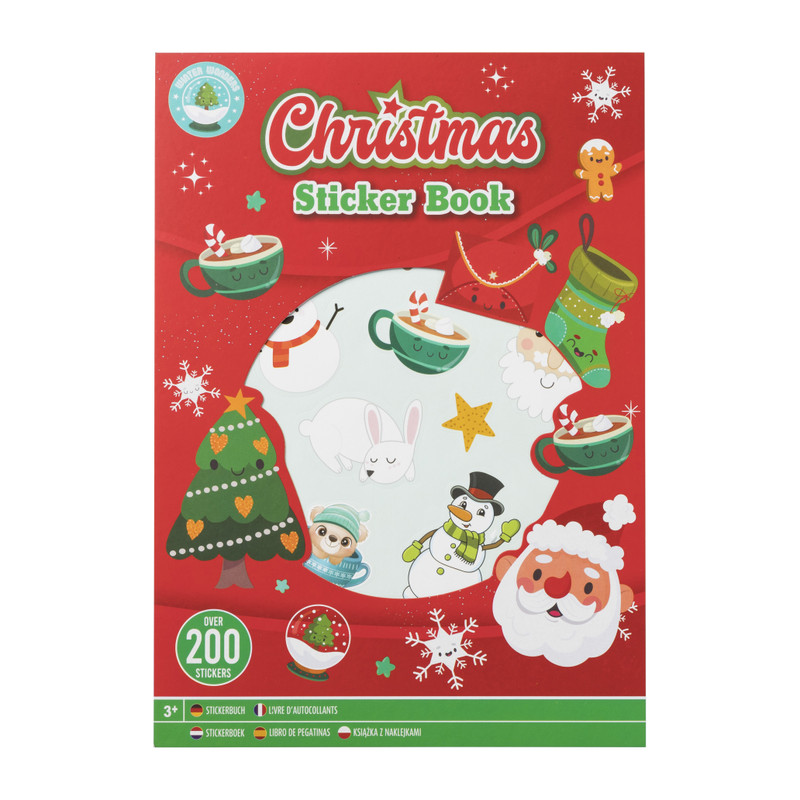 Kerst stickerboek