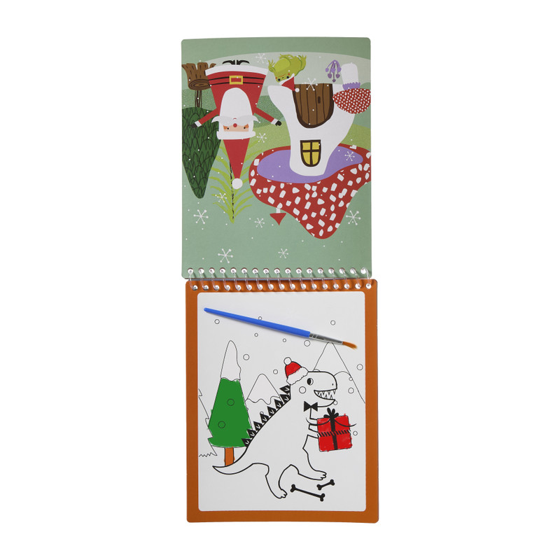 Waterkleurboek kerst