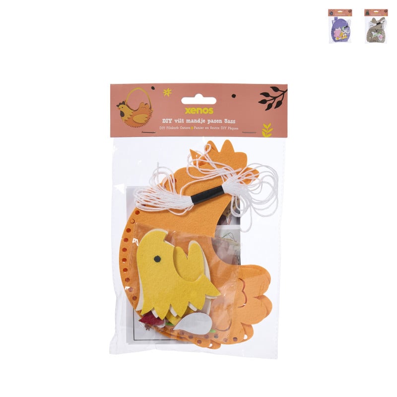 DIY vilt mandje Pasen - diverse varianten