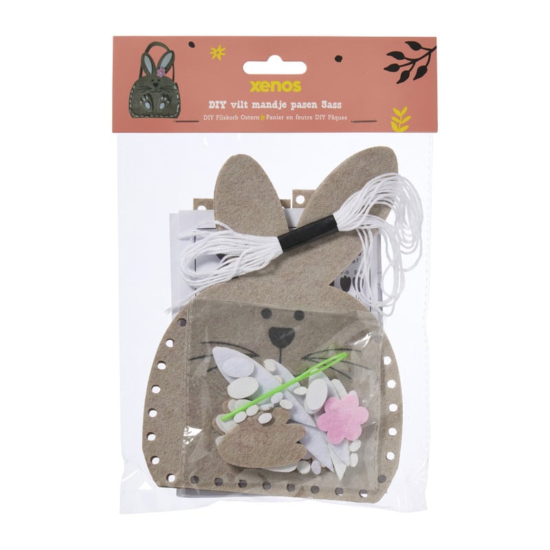 DIY vilt mandje Pasen - diverse varianten