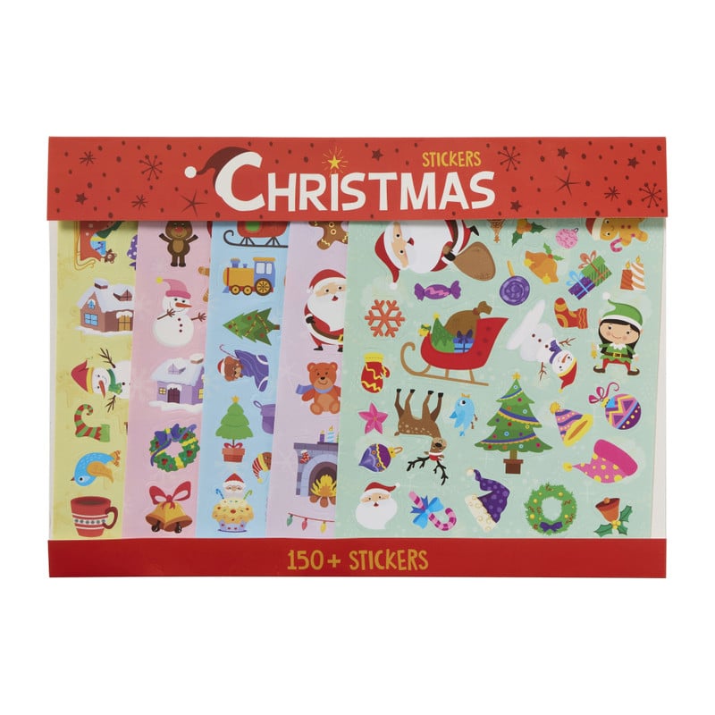 Kerst stickers - set van 5