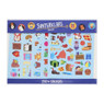 Sint stickers - multikleur - set van 150