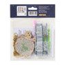 DIY diamond painting kerstbal - wit/rood/groen - set van 6