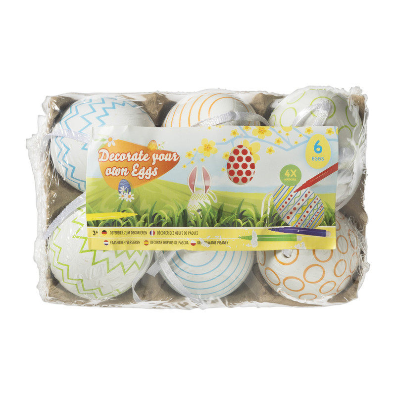 Knutselset eieren - diverse varianten 