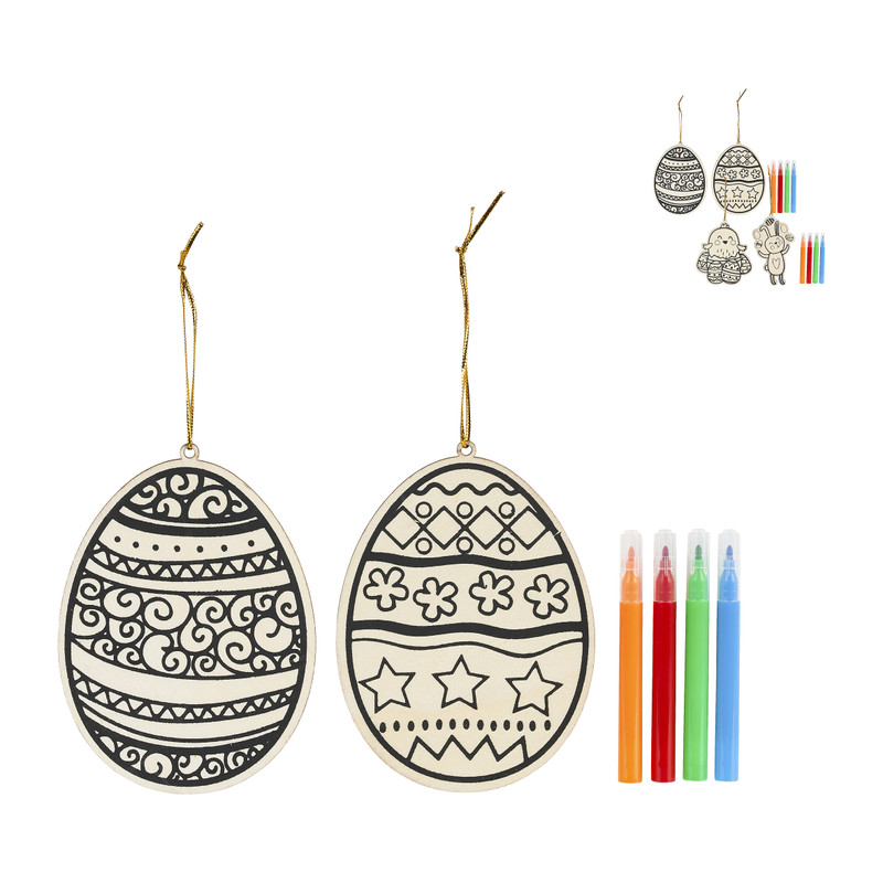 Pasen decoratie kleurset