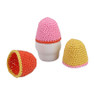 DIY eiermutsjes haken - set van 3 - 8x8 cm