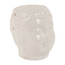 Oliebrander boeddha - wit - ø9x11 cm