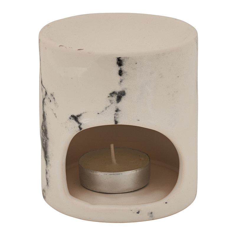 Oliebrander marmer print - ø8.5x9.5 cm