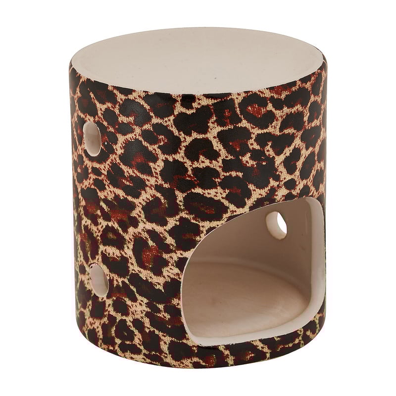 Oliebrander luipaard print - ø8.5x9.5 cm