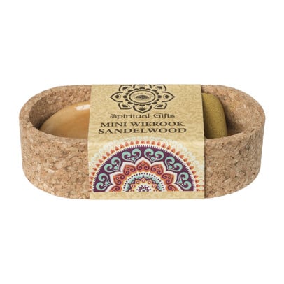 Wierook set  - sandelwood - kegels met schaaltje